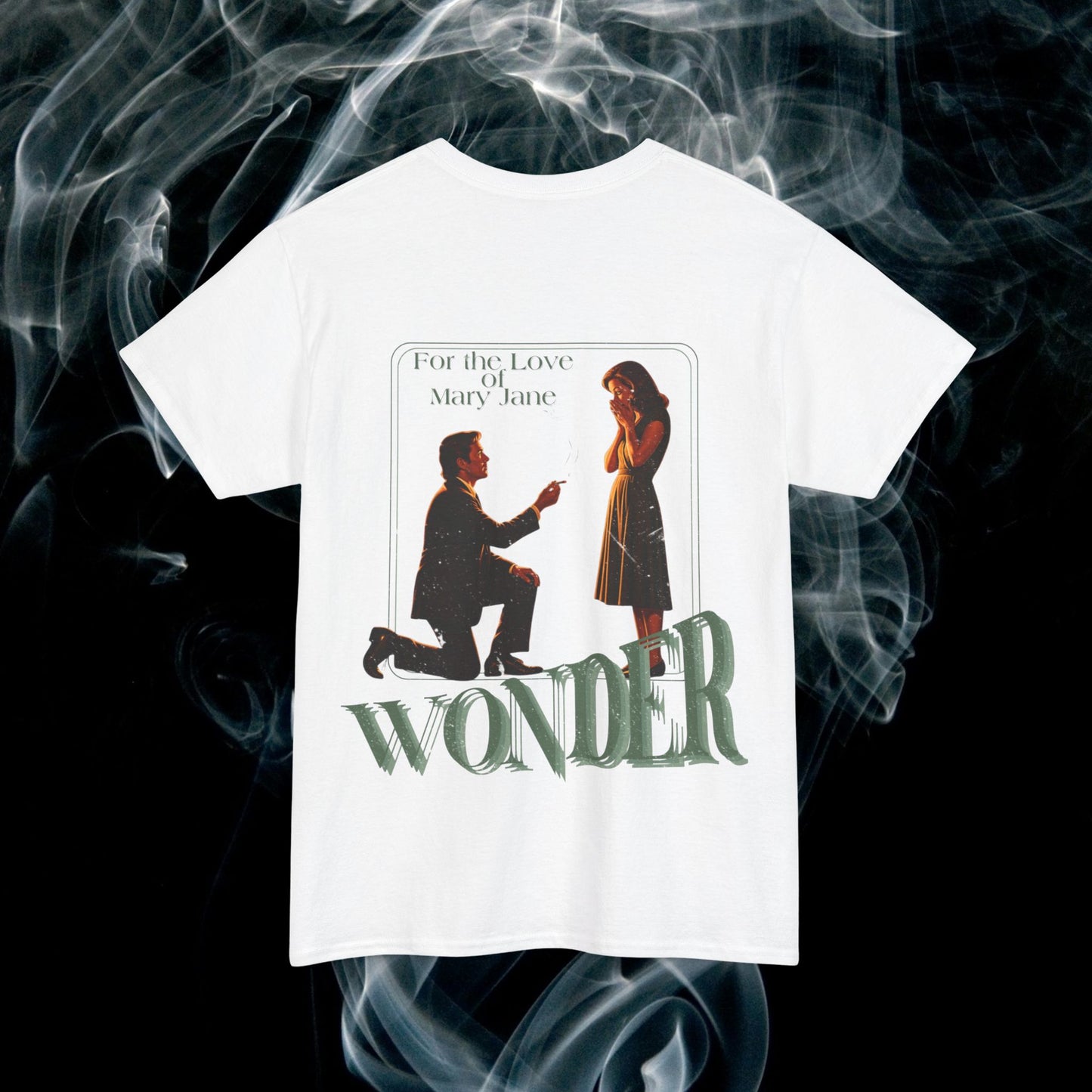 USA Wonder Proposal Unisex Heavy Cotton Tee - Perfect for Engagement Parties, Romantic Gifts, Casual Wear, Anniversaries, Holidays