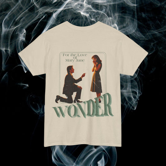 USA Wonder Proposal Unisex Heavy Cotton Tee - Perfect for Engagement Parties, Romantic Gifts, Casual Wear, Anniversaries, Holidays