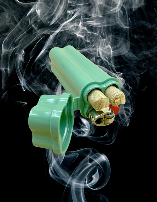 Doob Tube with Lighter Holder - Premium Joint Storage Case | Cannabis Travel Ki